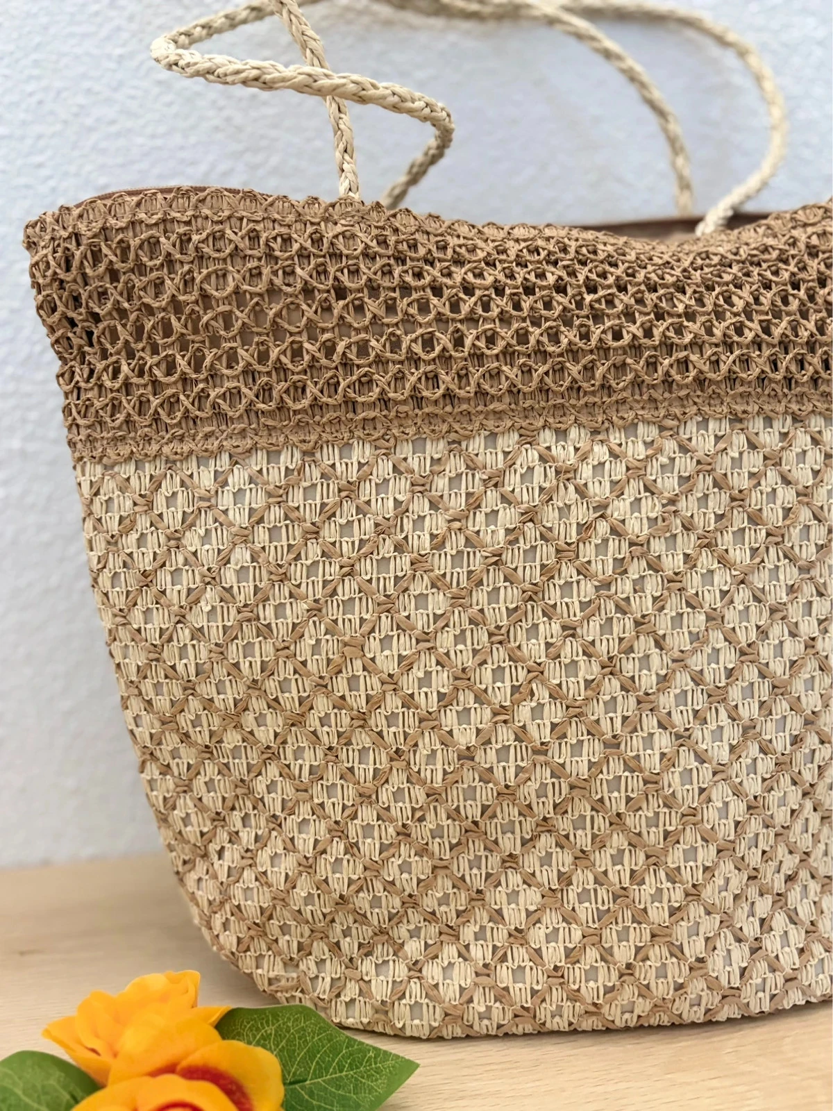 Bolsa Bohème Chic – 100% papel trançado – photo 6